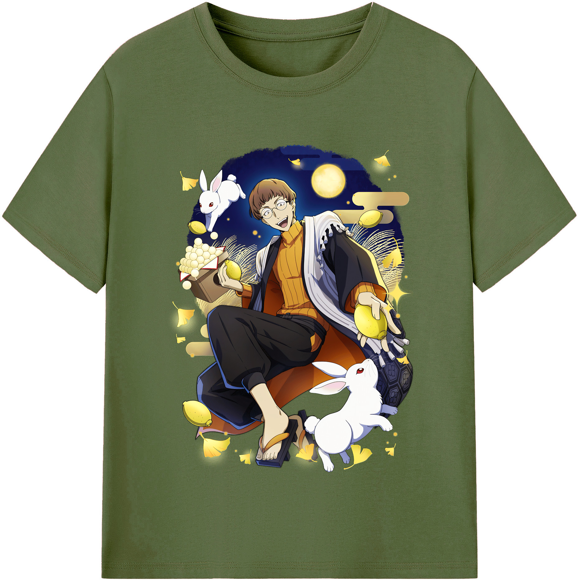 （画像用） 文豪ストレイドッグス Bungo Stray Dogs 綿100％半袖Tシャツ（フロントプリント）